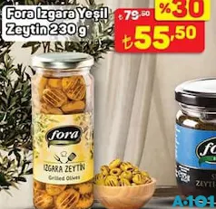 FORA IZGARA YEŞİL ZEYTİN 230 G